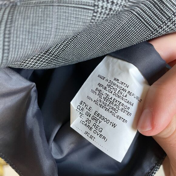 90s workwear vest button front grey y2k office contemporary - Picture 4 of 7